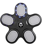 Vessena Music Boxing Machine, Tool-Free Wall-Mounted Smart Bluetooth Punching Target with Boxing ...