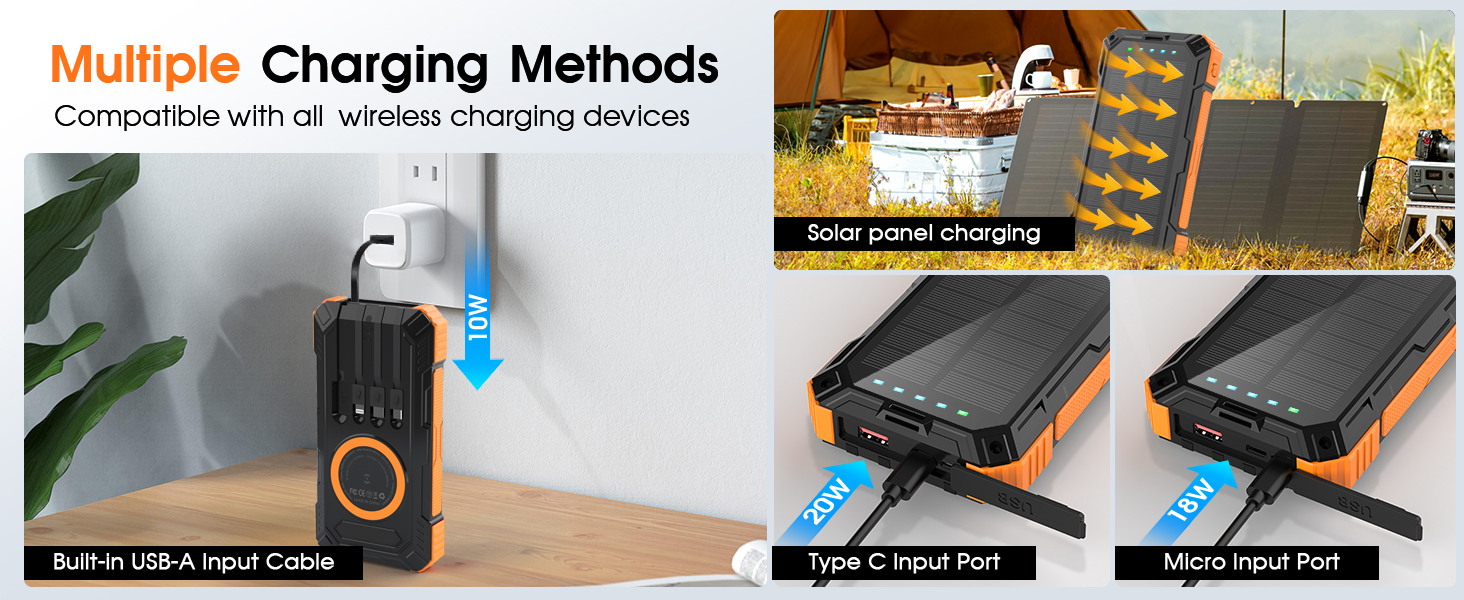 Multiple Charging Methods