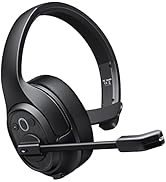 EKSA Truck Driver Bluetooth Headset with Microphone, Environmental Noise Cancelling Wireless Head...