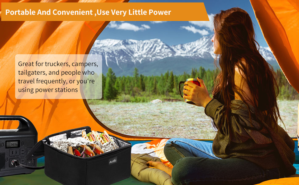 Portable oven for car and truck, travel food warmer