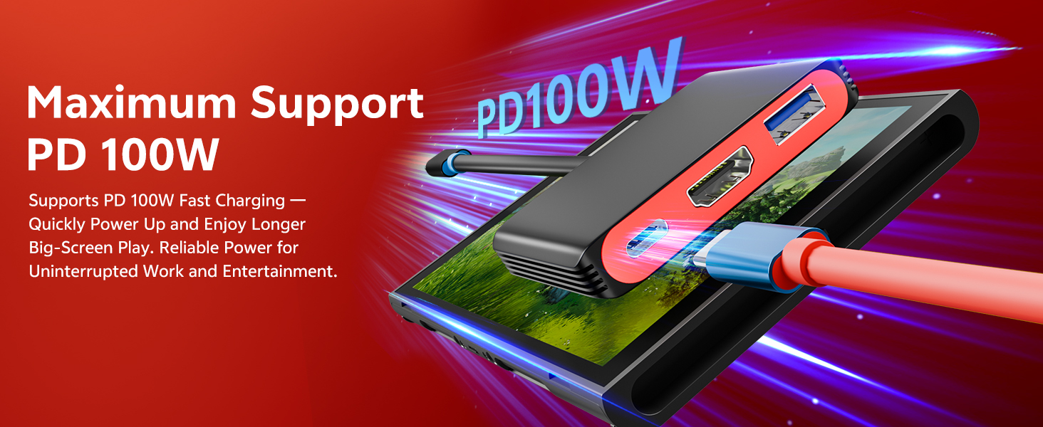 PD 100W Fast Charging