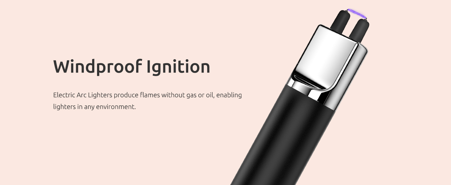 REIDEA Electronic Candle Lighter safety protection-b BLACK