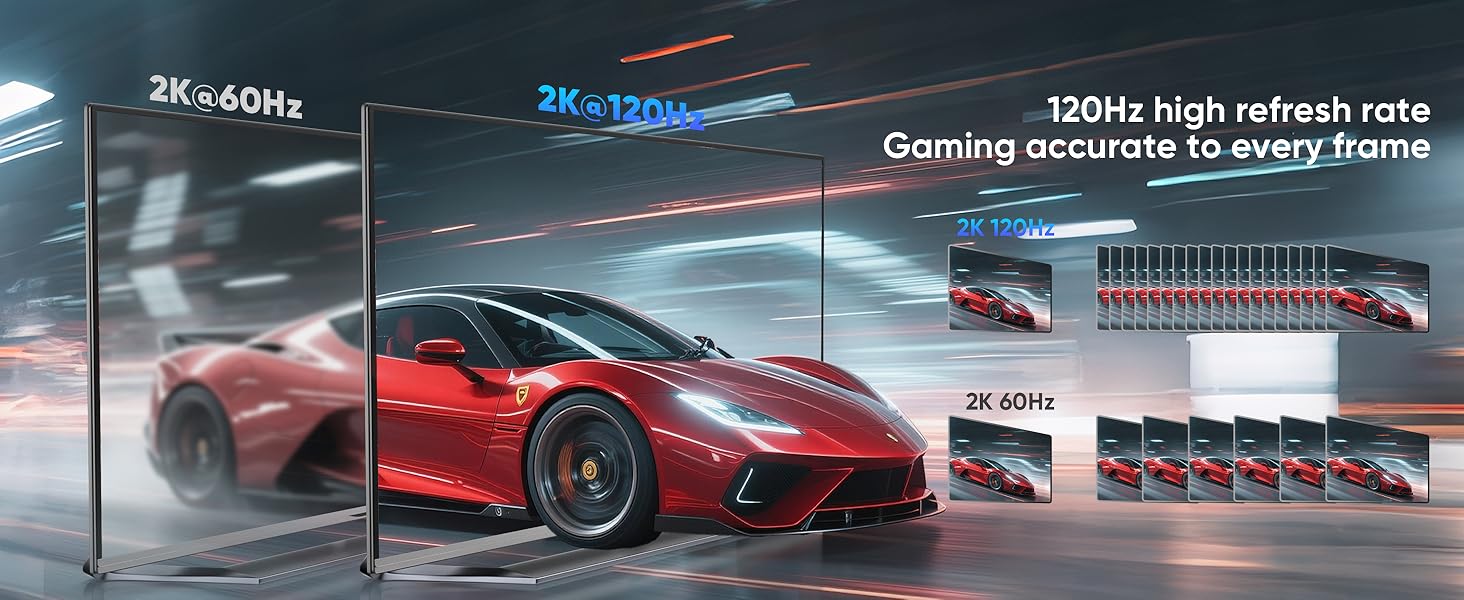 120Hz High Refresh Rate