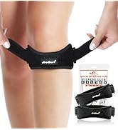HiRui Patella Tendon Knee Straps with Gel Pad, Knee Brace Knee Support Patellar Stabilizer for Ru...