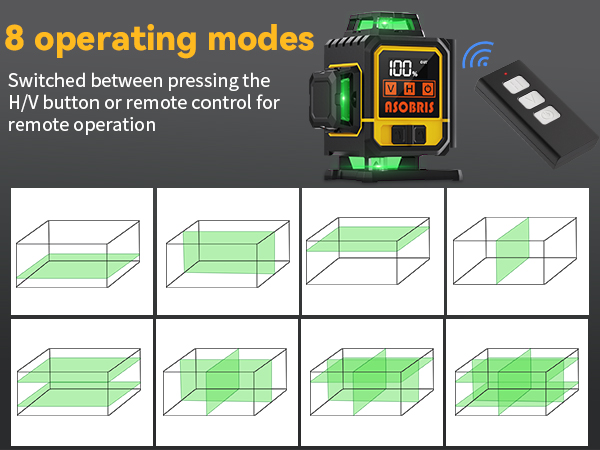16 line laser level 360 self leveling with tripod