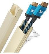 Cord Hider TV Kit -34" Cable Management Cord Cover Wall Wire Hider | Wire Covers for Cords, Cable...