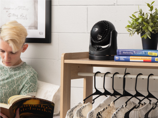 bedside fan, silent fan, quiet fan, personal air circulator fan, any room, air circulator, compact