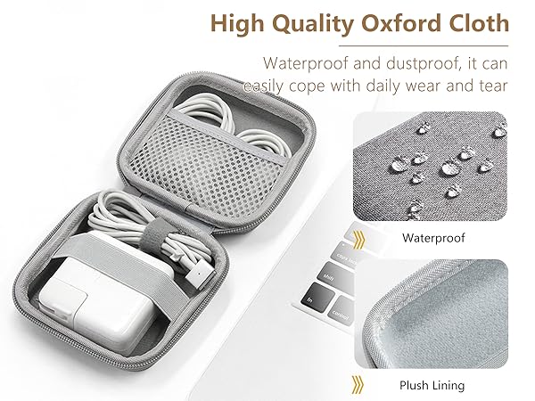 macbook charger case organizer laptop tech pouch bag charger travel traveling portable chargers cord