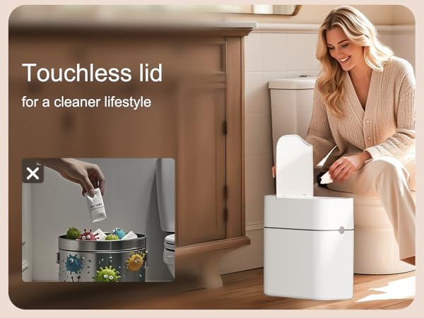 Touchless lid opening