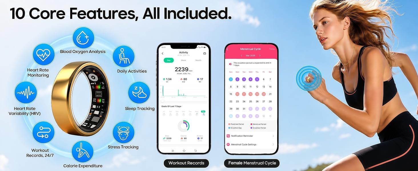 Smart Ring Gen 3 - 10 Core Features