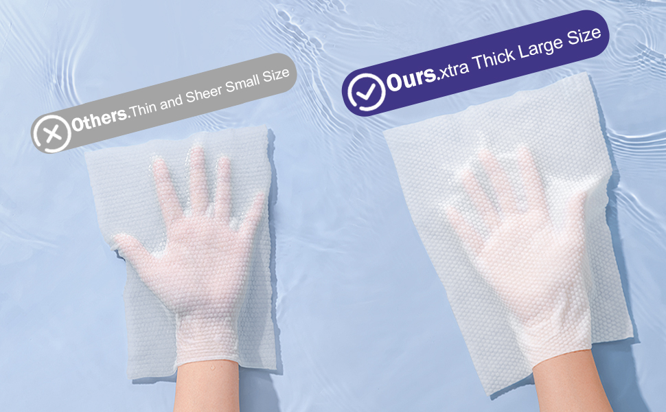 Disposable face towel