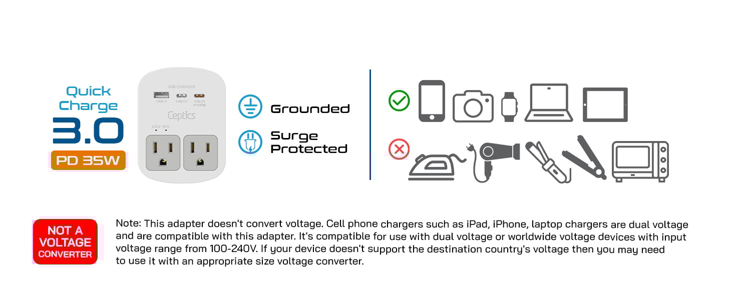Universla travel adapter