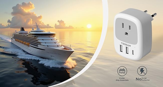 European USB Adapter Plug