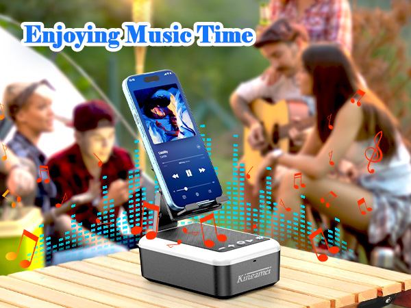 phone stand with speaker