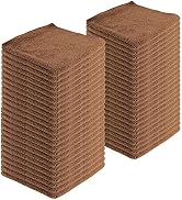 JD Homease Microfiber Cleaning Cloths,120 Pack, 16"x16", All-Purpose, Softer, Highly Absorbent, L...