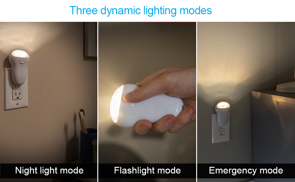 GE 3-in-1 LED Power Failure Night Light