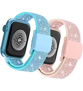 sylacor Stretchy Bands Compatible with Kids Apple Watch Band 38mm 40mm 41mm 42mm 44mm 45mm 46mm 4...
