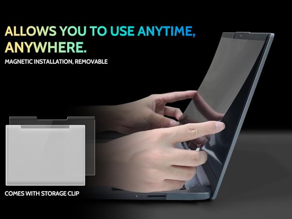 REMOVABLE laptop screen protector 14 inch