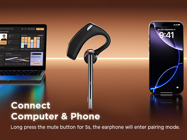 connect computer and phone at the same time