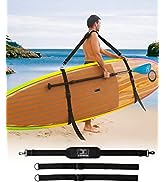 OCEANBROAD SUP Kayak Carry Strap Adjustable Shoulder Strap with Clips, New Version for Paddle Boa...