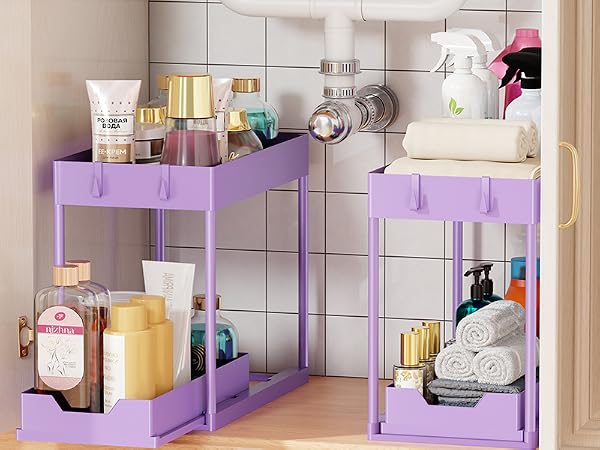 Simple Trending Under Sink Organizer 2 Pack