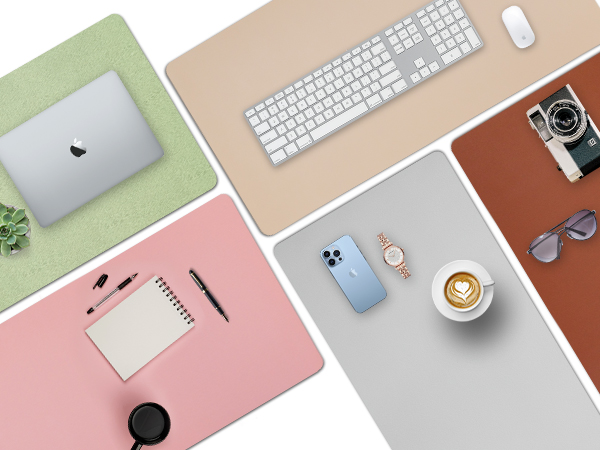 color leather desk mat