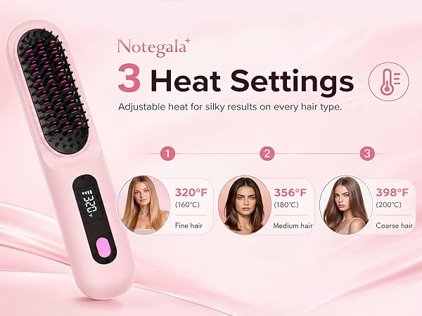 3 Heat Settings