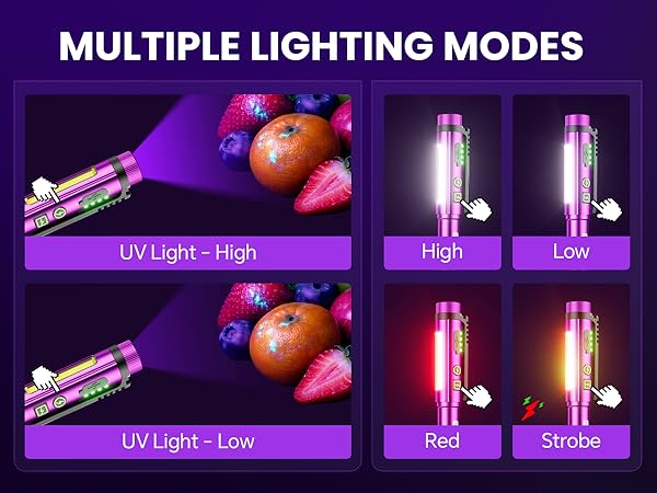 lighting modes