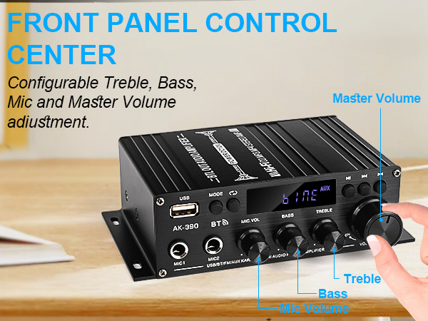 Independent MIC Input and Volume Control