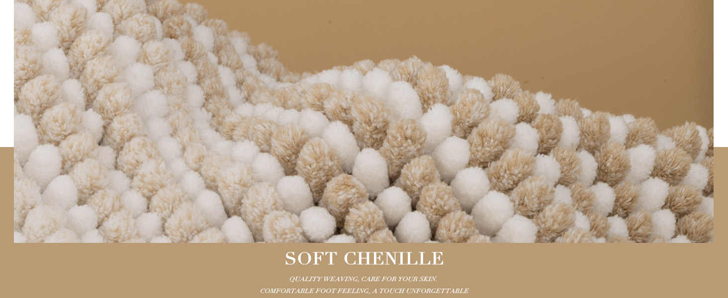 soft chenille bath rug