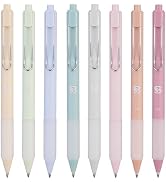 BLIEVE - Pastel Colored Gel Pens With Cool Matte Finish, Aesthetic and Cute Pens With Smooth Writ...