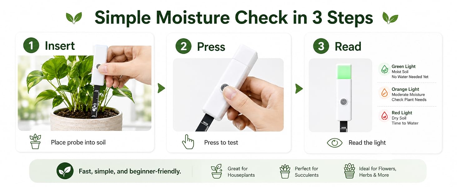 Simple Moisture Check in 3 Steps