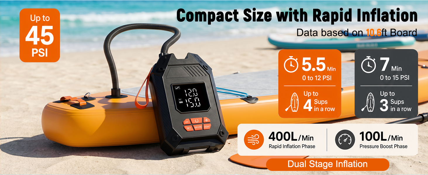 air pump for inflatables paddleboard accessories
