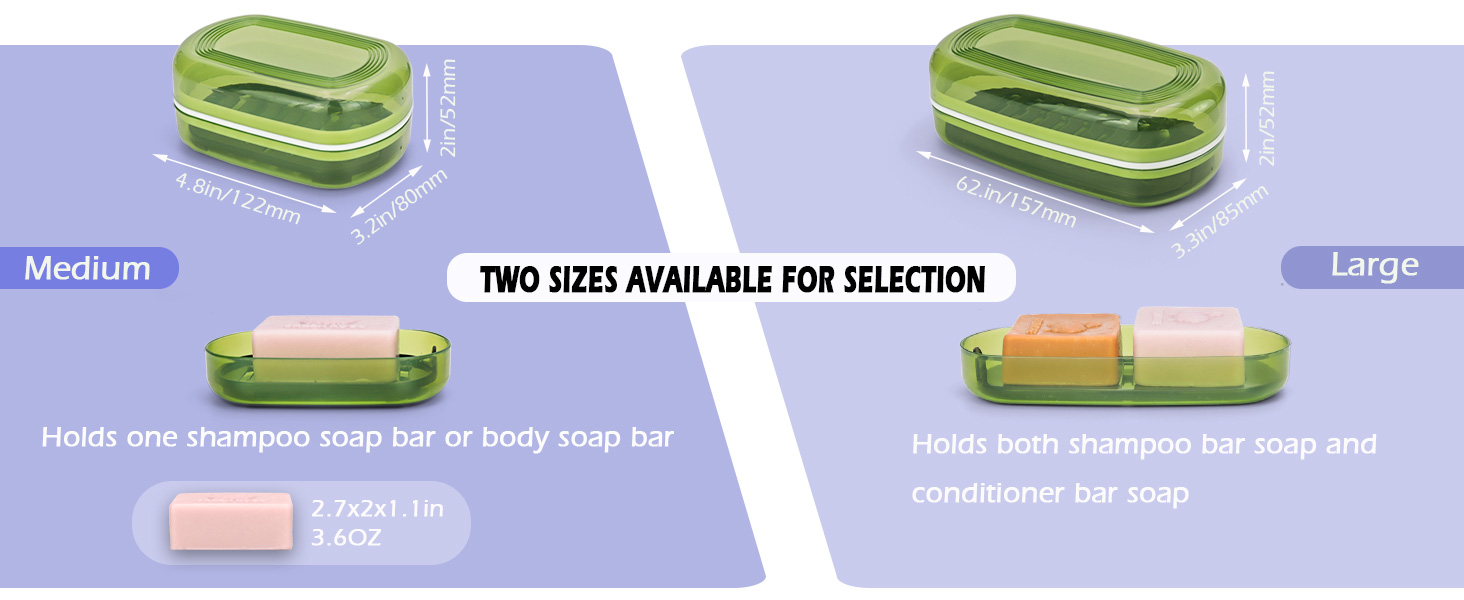 Plastic Large Travel Soap Case