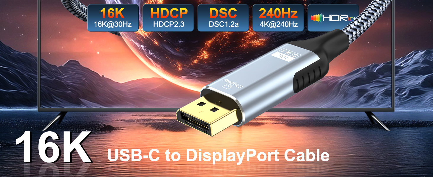 usb c to displayport cable 2