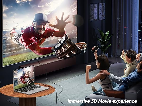 Immersive 3D Movie Experience