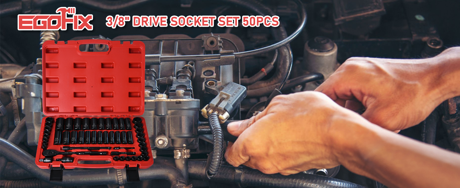 EGOFIX 50PCS Socket Set