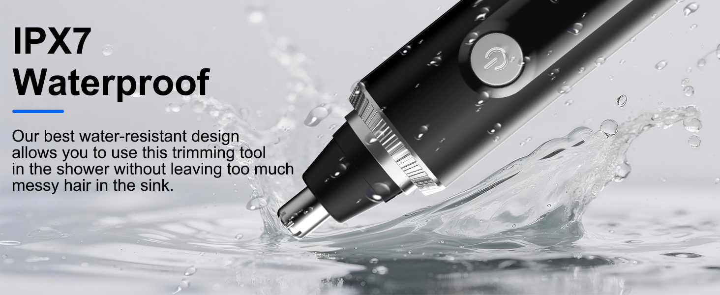 rechargeable nose and eyebrow trimmer