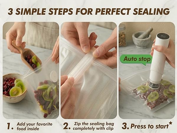 Handheld Vacuum Sealers Easy to Use