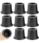 Bed Furniture Risers - Elevation in Heights 2.3 Inch Heavy Duty Risers for Sofa, Couch, Desk, Hea...