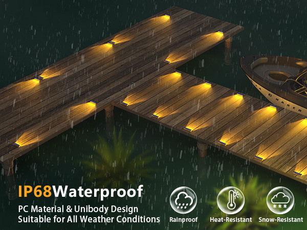solar dock lights
