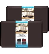 HappyTrends 2 PCS Kitchen Mat Cushioned Anti-Fatigue Floor Mat, Heavy Duty Ergonomic Comfort Foam...