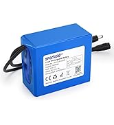 SPARKOLE 12V Battery Pack Rechargeable 5200mAh Lithium Ion Battery for LED Strip/CCTV Camera/Elec...