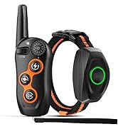 MAISOIE Dog Training Collar, IPX7 Waterproof Dog Shock Collar with Remote Range 1300ft, 3 Trainin...
