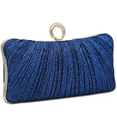 RonFoxi Women Clutch Purse with Chain- Elegant Evening Bag for Wedding, Prom, Cocktail Party &amp; Fo...