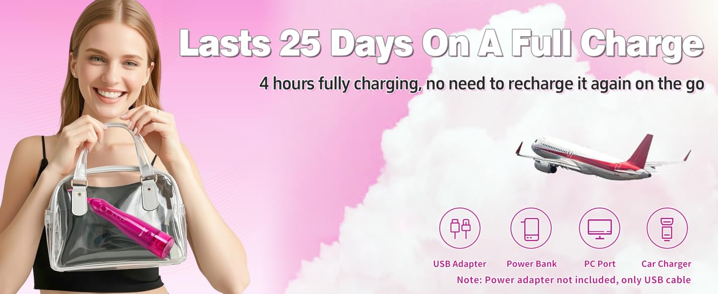 Lasts 25 Days On A Full Charge no need to recharge it again on the go