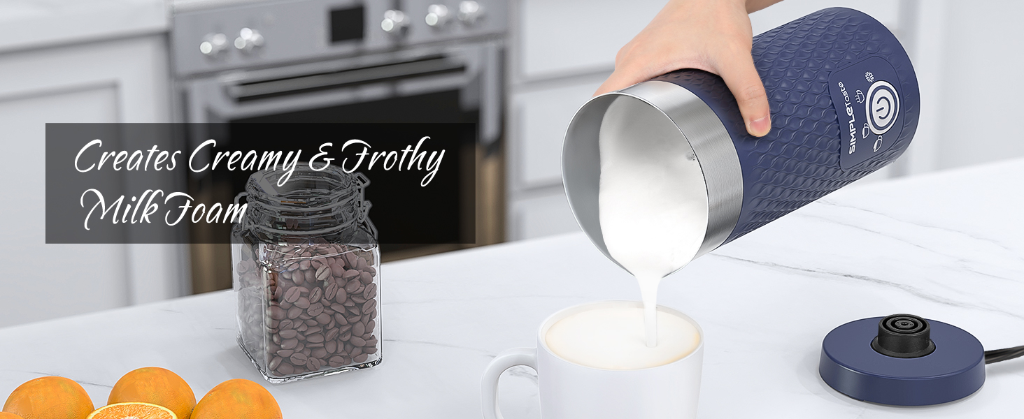 Creates Creamy &amp; Frothy Milk Foam