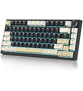 iTastatur 82 Keys Wireless Gaming Keyboard 75 Percent,Triple Mode Bluetooth/2.4Ghz/USB-C Pre-lube...