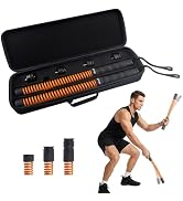 ATIVAFIT Ropeless Battle Rope for Home Gym, Adjustable Resistance Cordless Battle Ropes with 4 We...