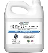 Mite Killer Spray by Premo Guard 128 oz – Treatment for Dust Spider Bird Rat Mouse Carpet and Sca...